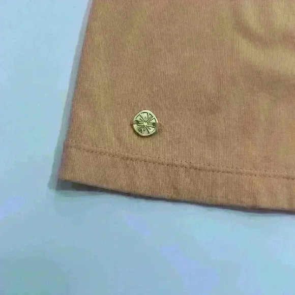 Lilly Pulitzer Hale XL top in peach Bellini Item# 4L - Picture 4 of 6